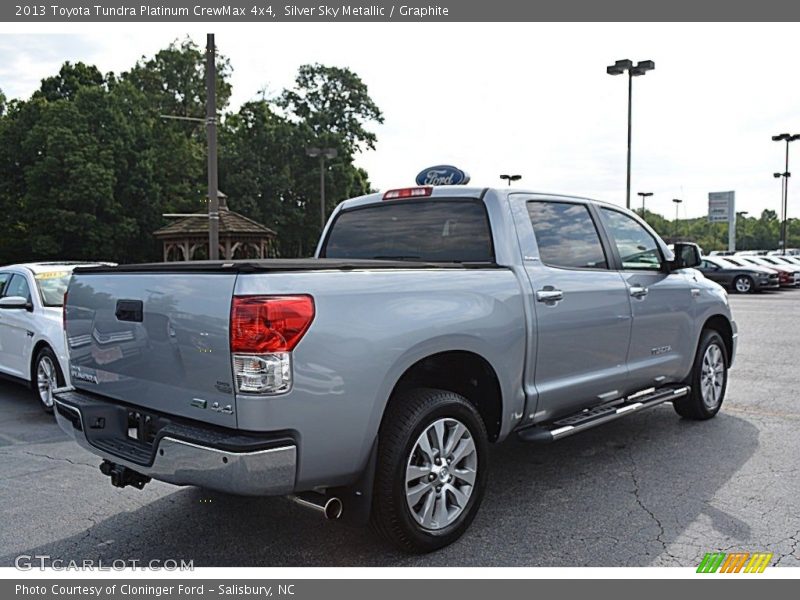 Silver Sky Metallic / Graphite 2013 Toyota Tundra Platinum CrewMax 4x4