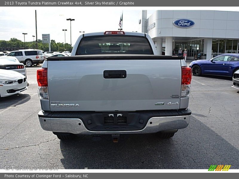 Silver Sky Metallic / Graphite 2013 Toyota Tundra Platinum CrewMax 4x4