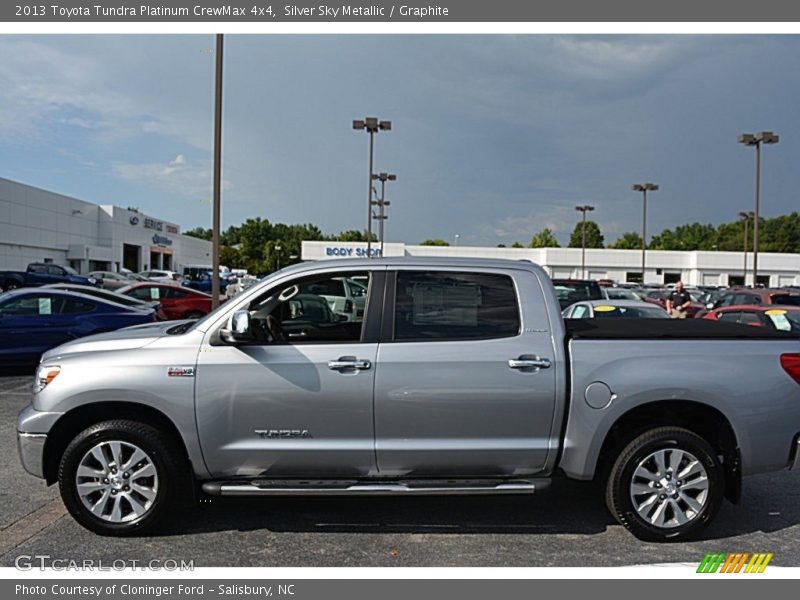 Silver Sky Metallic / Graphite 2013 Toyota Tundra Platinum CrewMax 4x4