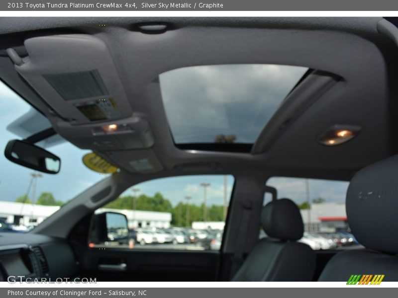 Silver Sky Metallic / Graphite 2013 Toyota Tundra Platinum CrewMax 4x4