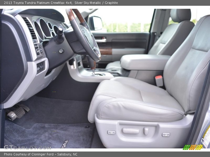 Silver Sky Metallic / Graphite 2013 Toyota Tundra Platinum CrewMax 4x4