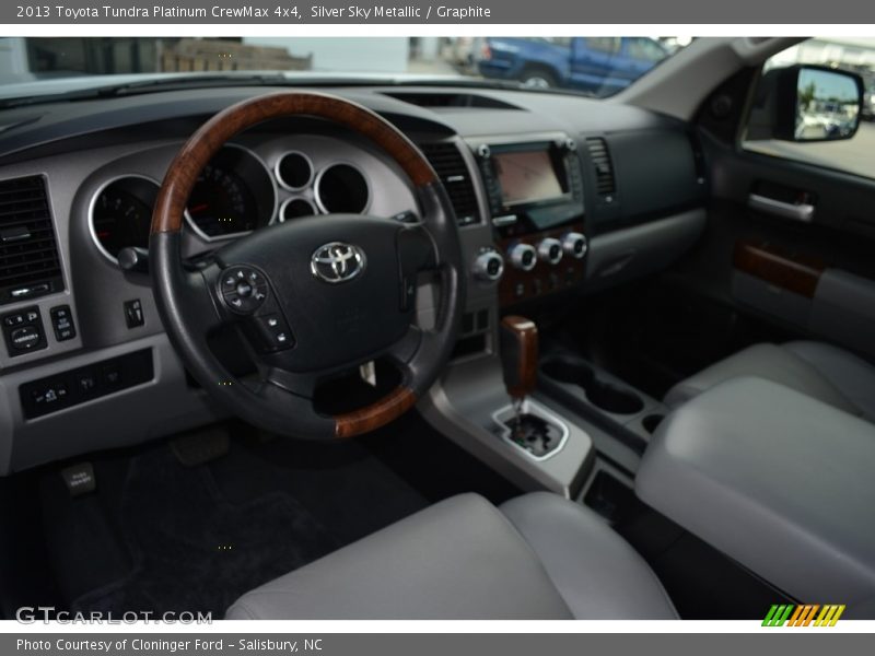 Silver Sky Metallic / Graphite 2013 Toyota Tundra Platinum CrewMax 4x4