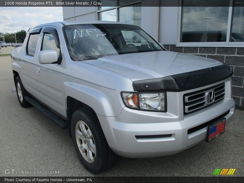 Billet Silver Metallic / Gray 2008 Honda Ridgeline RTS