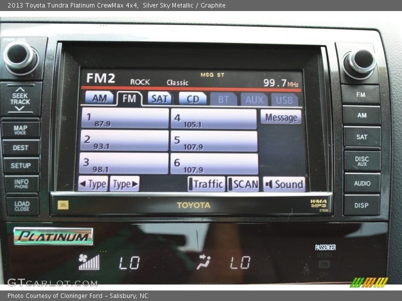 Silver Sky Metallic / Graphite 2013 Toyota Tundra Platinum CrewMax 4x4