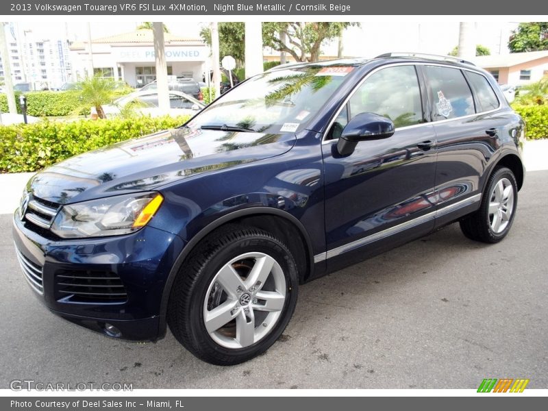 Night Blue Metallic / Cornsilk Beige 2013 Volkswagen Touareg VR6 FSI Lux 4XMotion