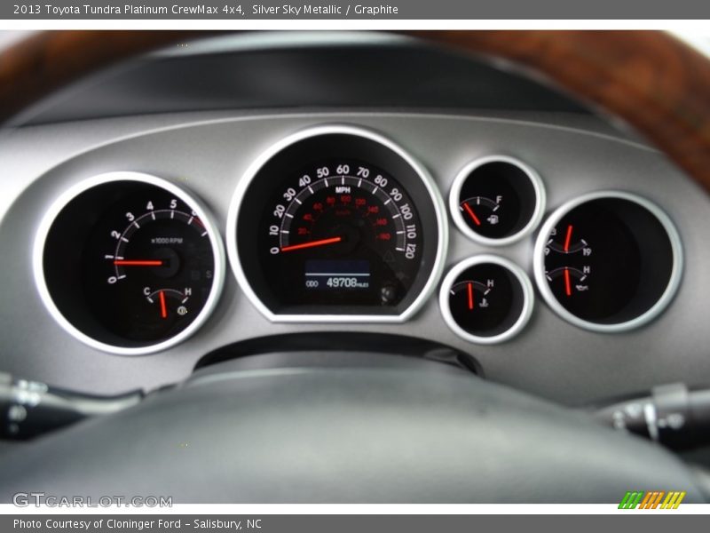 Silver Sky Metallic / Graphite 2013 Toyota Tundra Platinum CrewMax 4x4