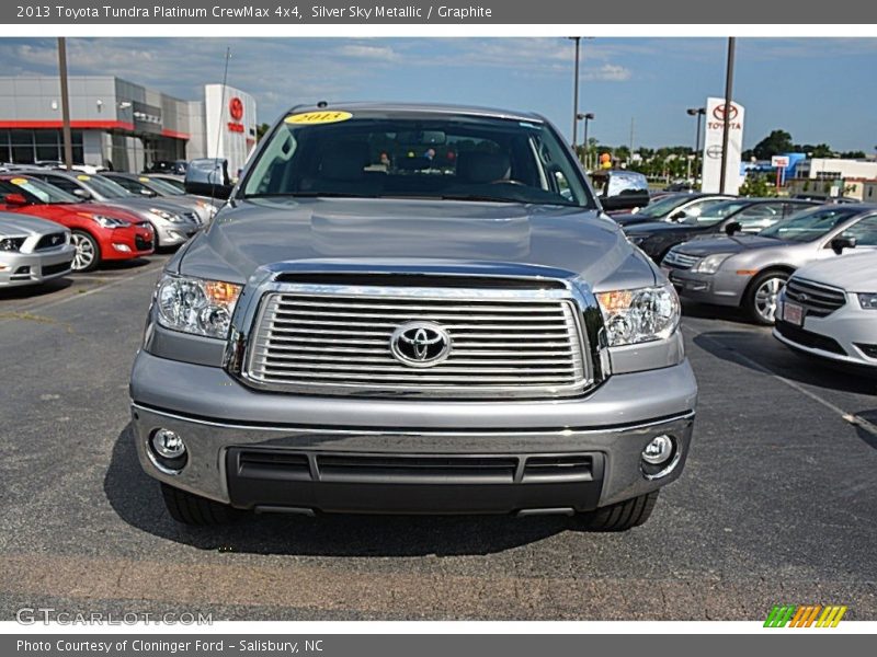 Silver Sky Metallic / Graphite 2013 Toyota Tundra Platinum CrewMax 4x4