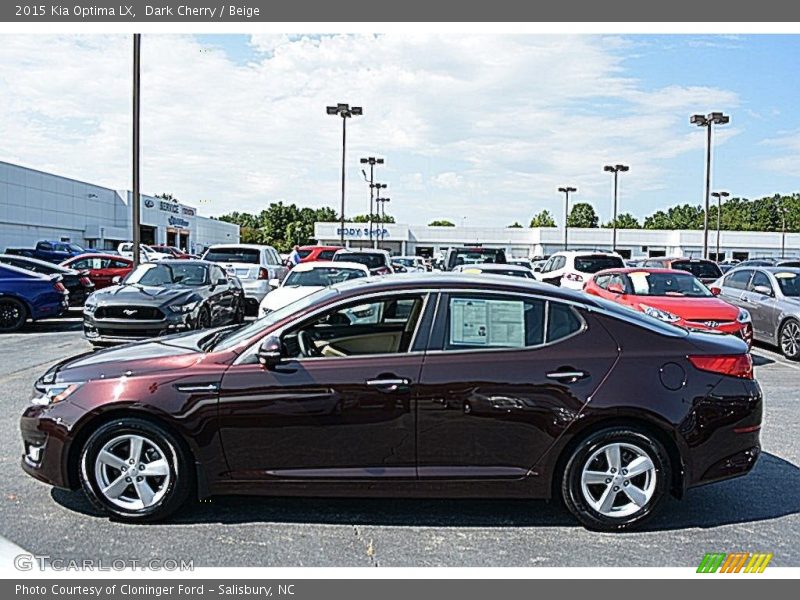 Dark Cherry / Beige 2015 Kia Optima LX