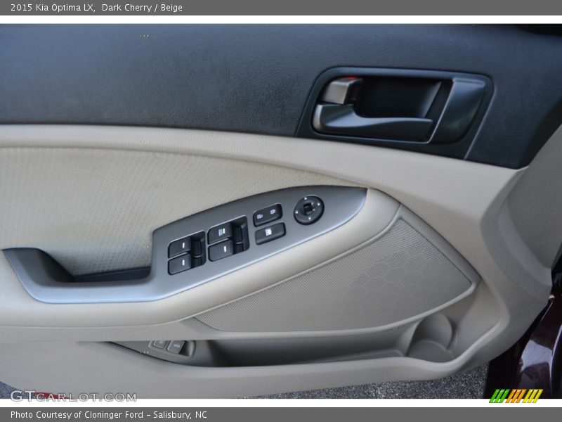 Dark Cherry / Beige 2015 Kia Optima LX