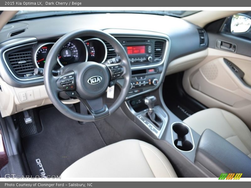 Dark Cherry / Beige 2015 Kia Optima LX