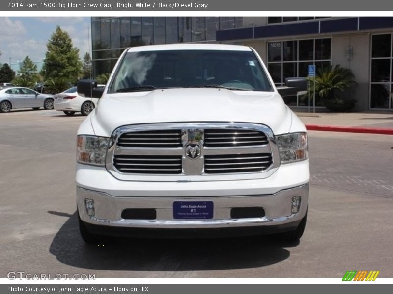 Bright White / Black/Diesel Gray 2014 Ram 1500 Big Horn Crew Cab