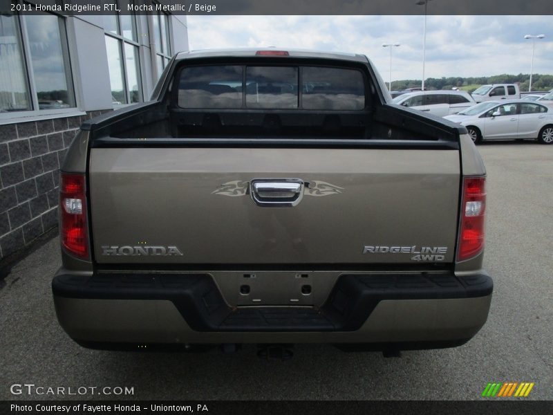 Mocha Metallic / Beige 2011 Honda Ridgeline RTL