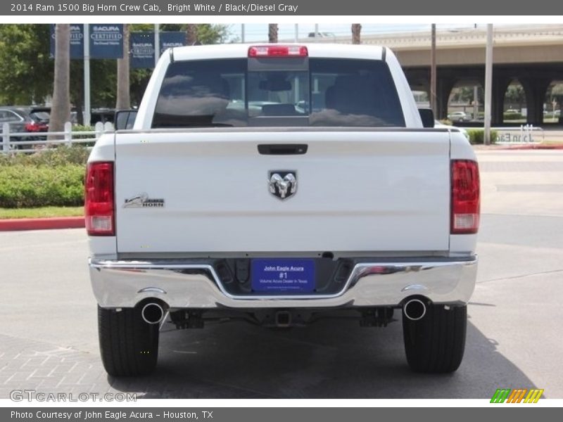 Bright White / Black/Diesel Gray 2014 Ram 1500 Big Horn Crew Cab