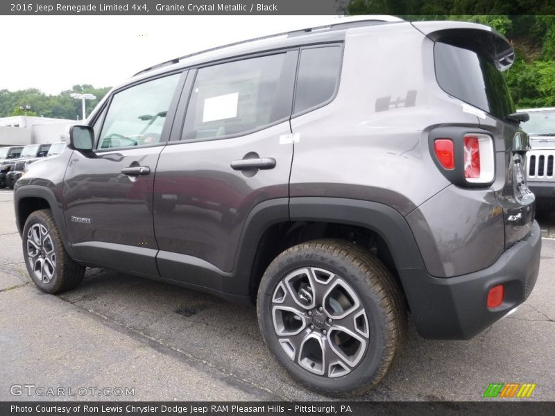 Granite Crystal Metallic / Black 2016 Jeep Renegade Limited 4x4