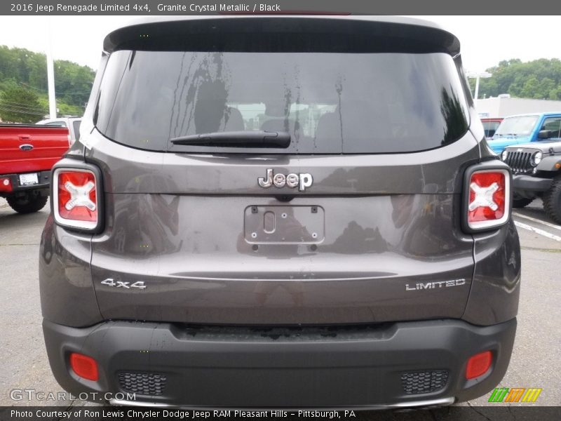 Granite Crystal Metallic / Black 2016 Jeep Renegade Limited 4x4