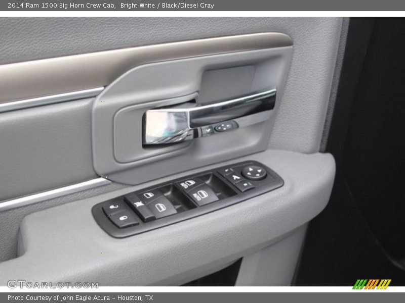 Bright White / Black/Diesel Gray 2014 Ram 1500 Big Horn Crew Cab