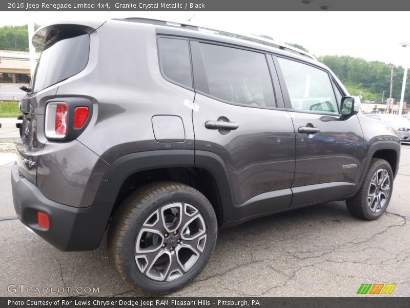 Granite Crystal Metallic / Black 2016 Jeep Renegade Limited 4x4