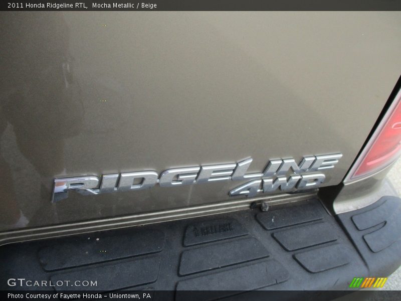 Mocha Metallic / Beige 2011 Honda Ridgeline RTL