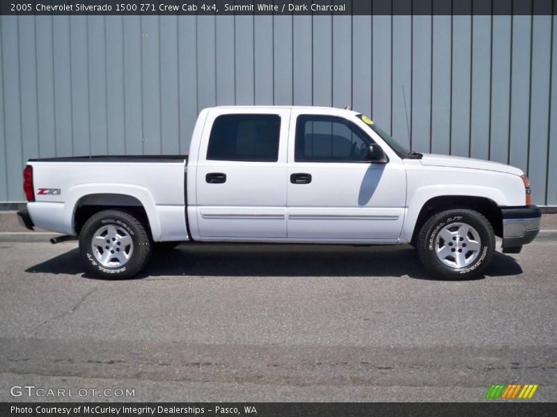 Summit White / Dark Charcoal 2005 Chevrolet Silverado 1500 Z71 Crew Cab 4x4