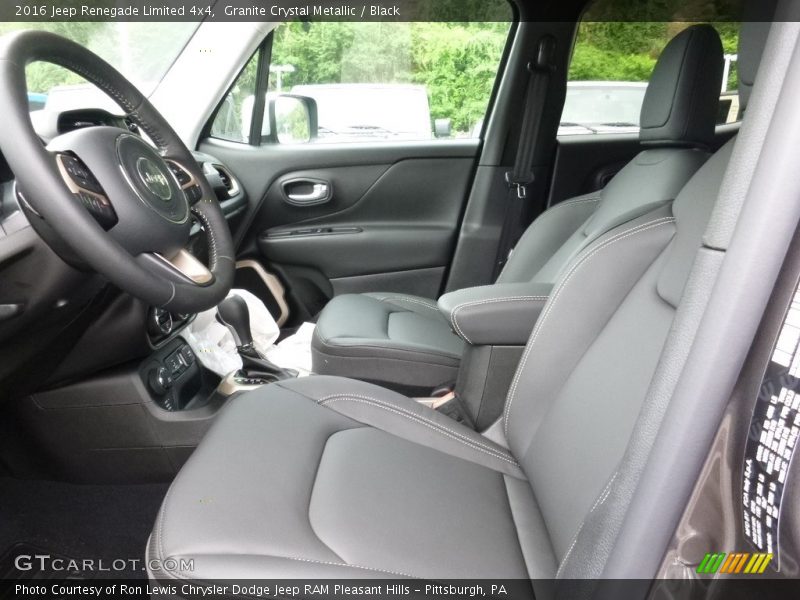 Granite Crystal Metallic / Black 2016 Jeep Renegade Limited 4x4