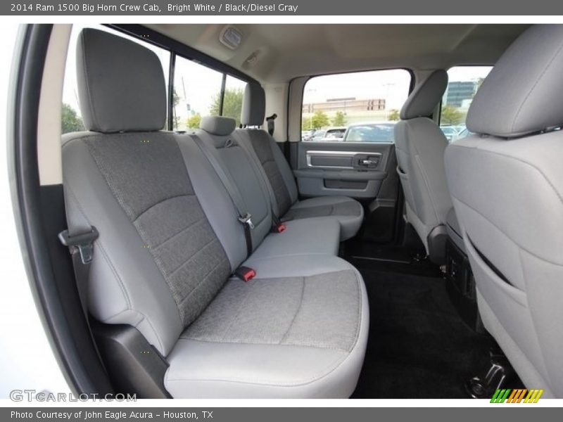 Bright White / Black/Diesel Gray 2014 Ram 1500 Big Horn Crew Cab
