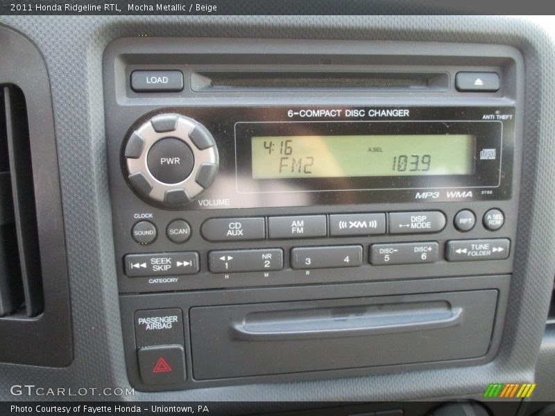 Mocha Metallic / Beige 2011 Honda Ridgeline RTL