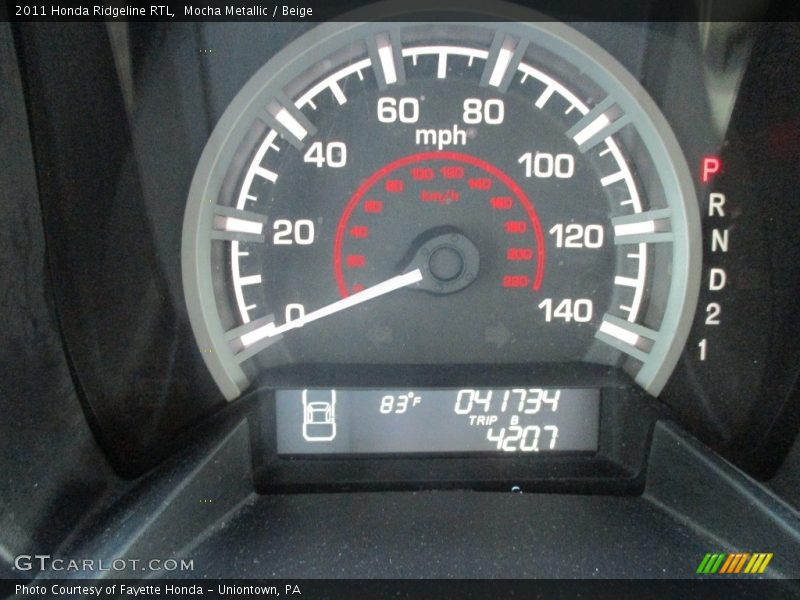 Mocha Metallic / Beige 2011 Honda Ridgeline RTL