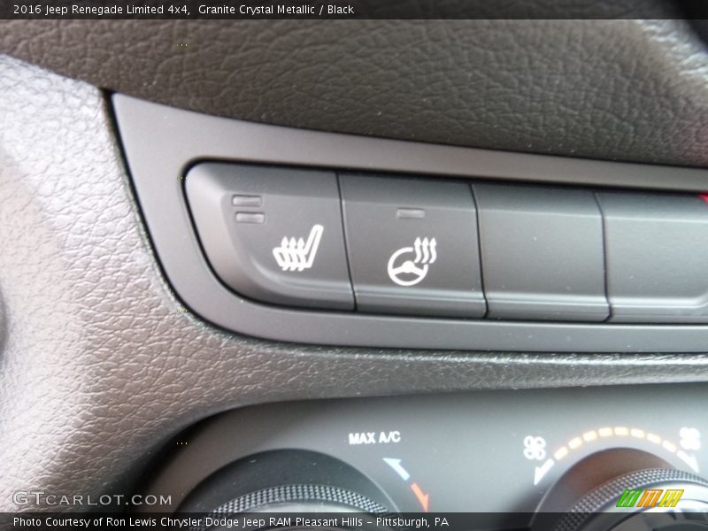 Granite Crystal Metallic / Black 2016 Jeep Renegade Limited 4x4