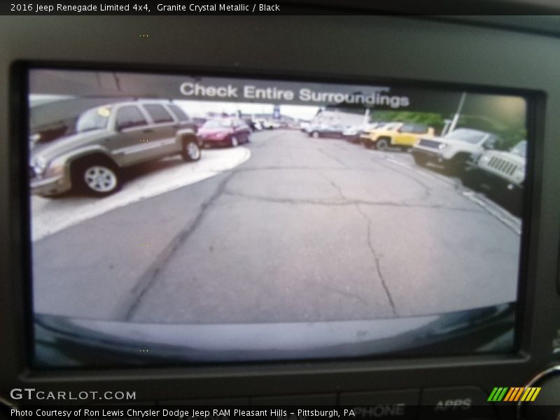 Granite Crystal Metallic / Black 2016 Jeep Renegade Limited 4x4