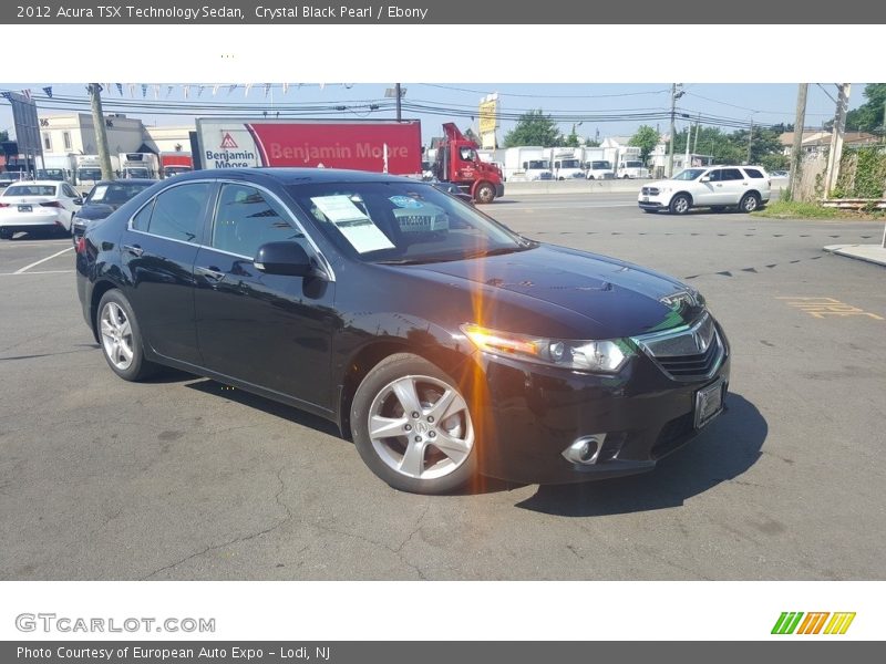 Crystal Black Pearl / Ebony 2012 Acura TSX Technology Sedan