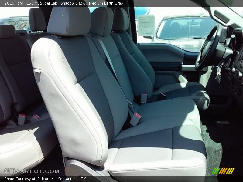 Shadow Black / Medium Earth Gray 2016 Ford F150 XL SuperCab