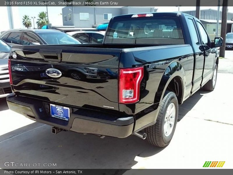 Shadow Black / Medium Earth Gray 2016 Ford F150 XL SuperCab