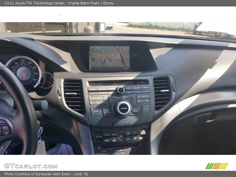 Crystal Black Pearl / Ebony 2012 Acura TSX Technology Sedan