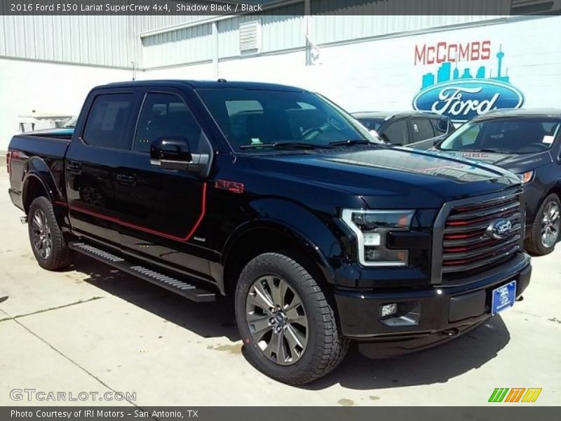 Shadow Black / Black 2016 Ford F150 Lariat SuperCrew 4x4