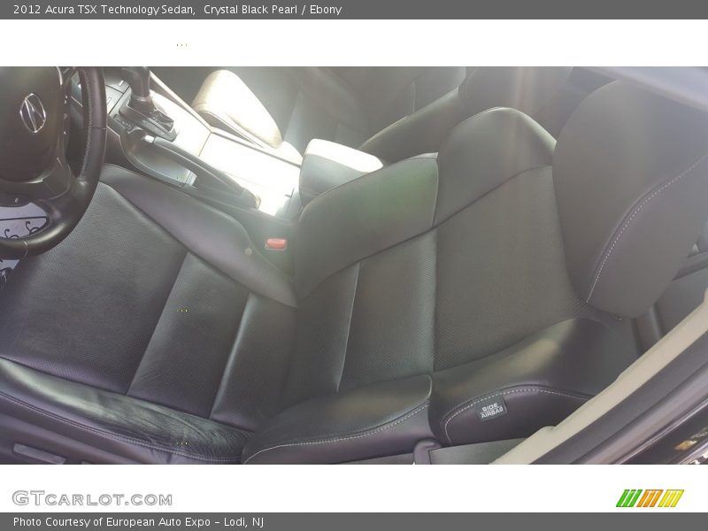 Crystal Black Pearl / Ebony 2012 Acura TSX Technology Sedan