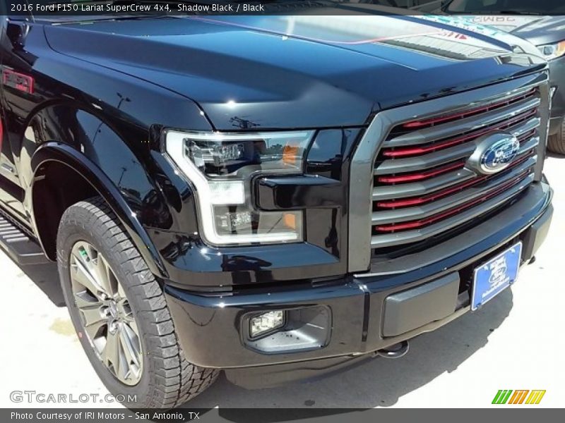 Shadow Black / Black 2016 Ford F150 Lariat SuperCrew 4x4