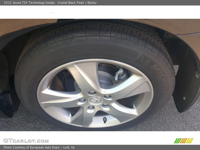 Crystal Black Pearl / Ebony 2012 Acura TSX Technology Sedan