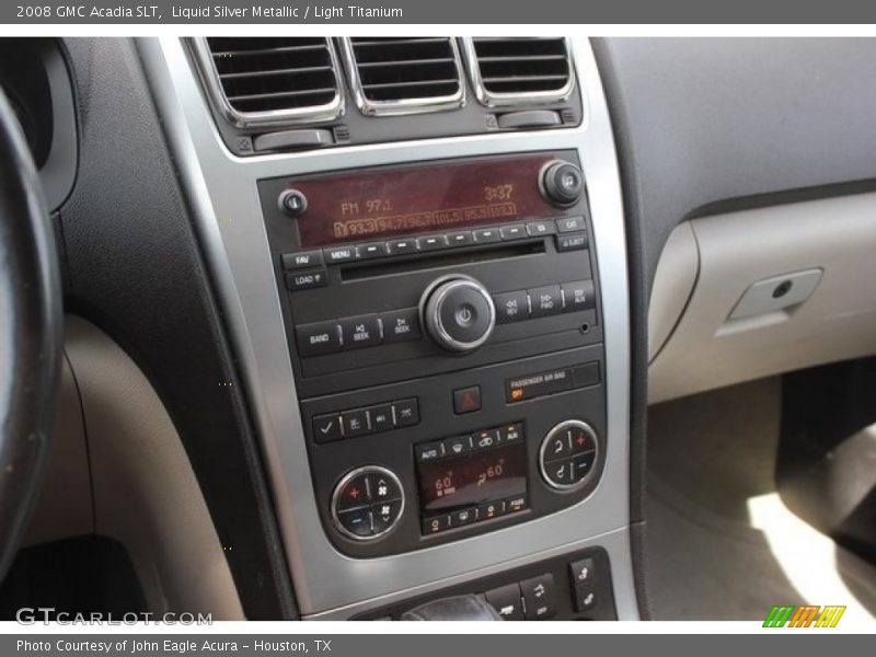 Liquid Silver Metallic / Light Titanium 2008 GMC Acadia SLT