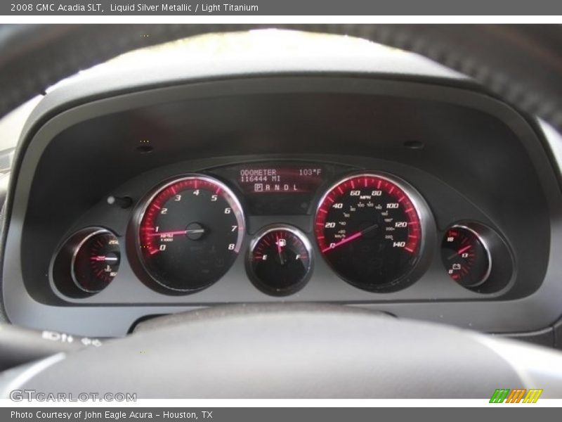 Liquid Silver Metallic / Light Titanium 2008 GMC Acadia SLT