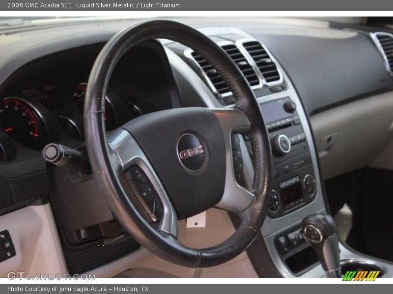 Liquid Silver Metallic / Light Titanium 2008 GMC Acadia SLT