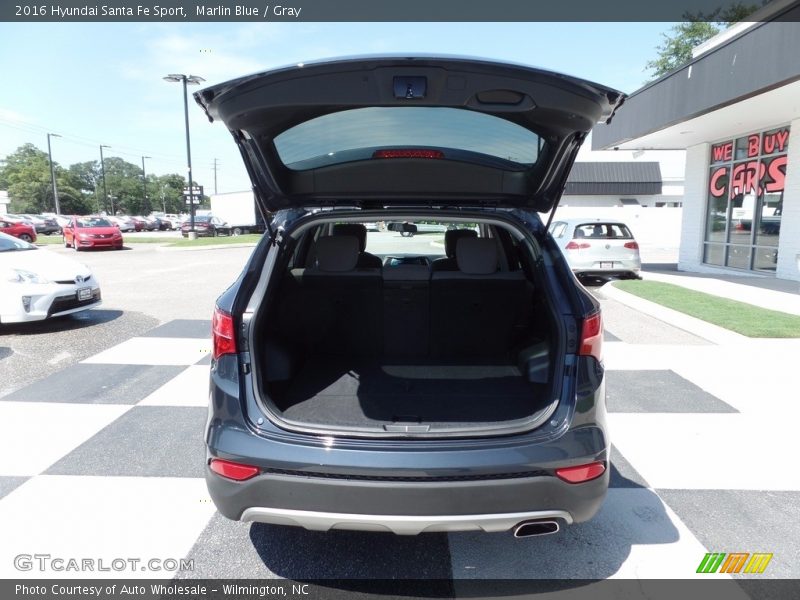 Marlin Blue / Gray 2016 Hyundai Santa Fe Sport