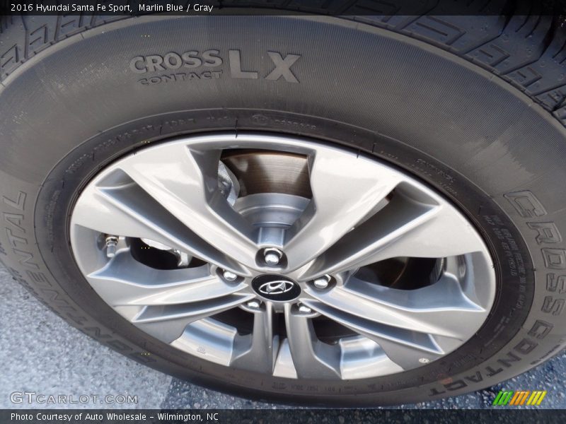 Marlin Blue / Gray 2016 Hyundai Santa Fe Sport