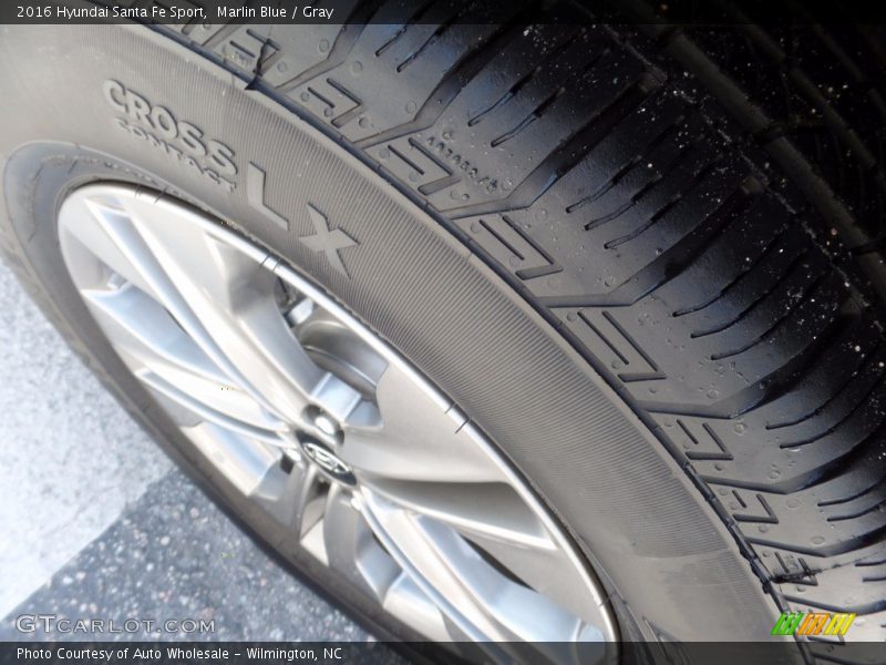 Marlin Blue / Gray 2016 Hyundai Santa Fe Sport