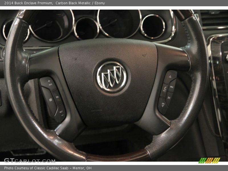 Carbon Black Metallic / Ebony 2014 Buick Enclave Premium
