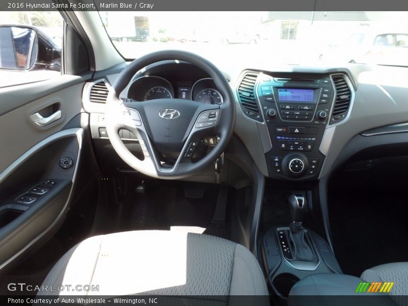 Marlin Blue / Gray 2016 Hyundai Santa Fe Sport