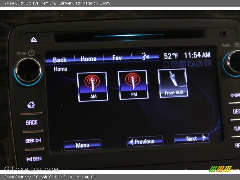 Carbon Black Metallic / Ebony 2014 Buick Enclave Premium