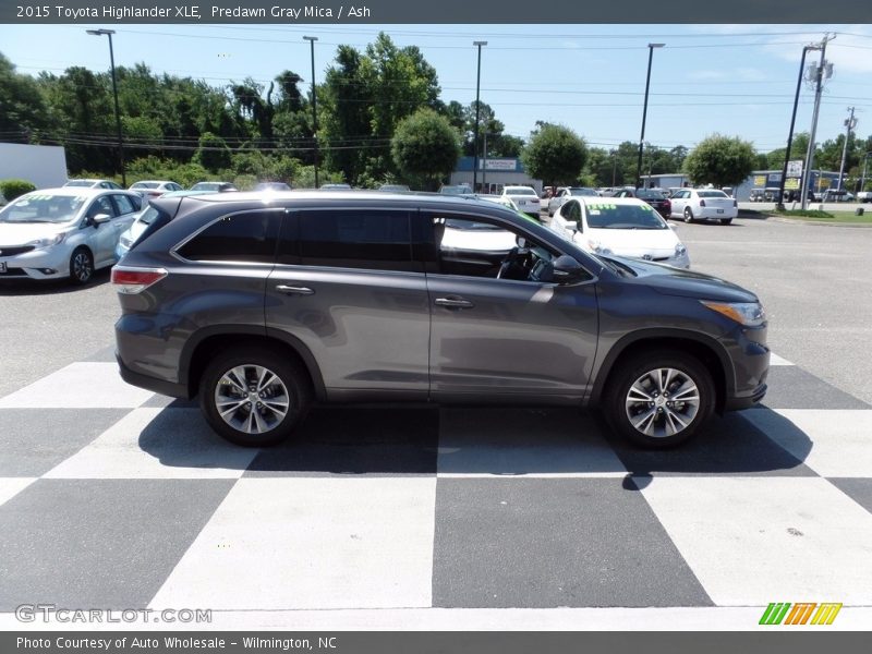 Predawn Gray Mica / Ash 2015 Toyota Highlander XLE