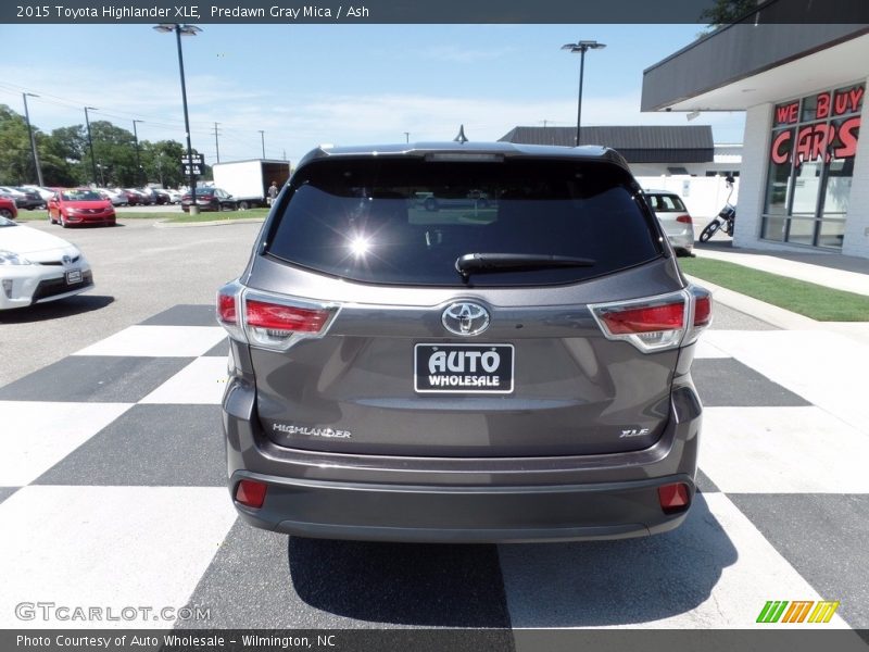 Predawn Gray Mica / Ash 2015 Toyota Highlander XLE