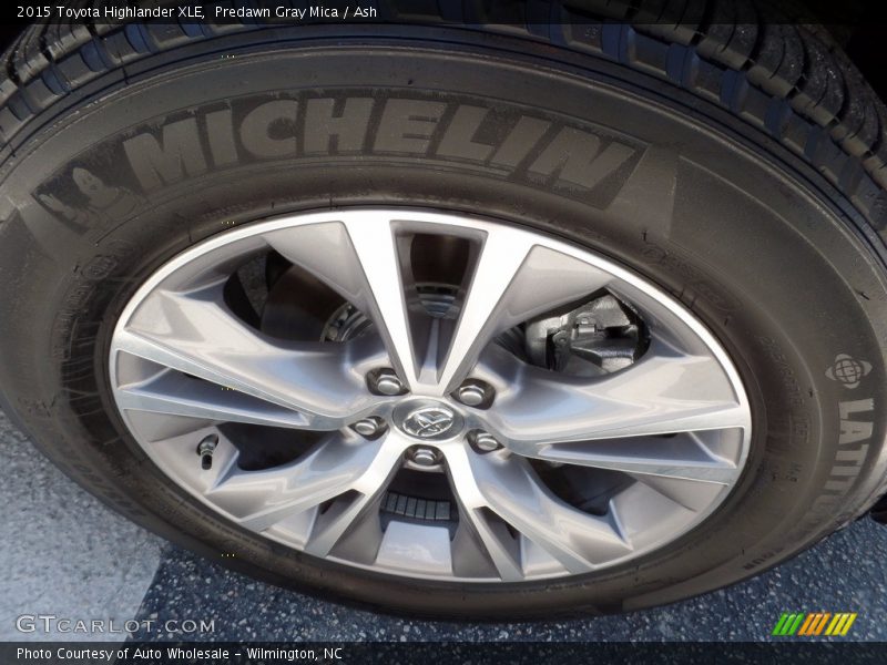 Predawn Gray Mica / Ash 2015 Toyota Highlander XLE
