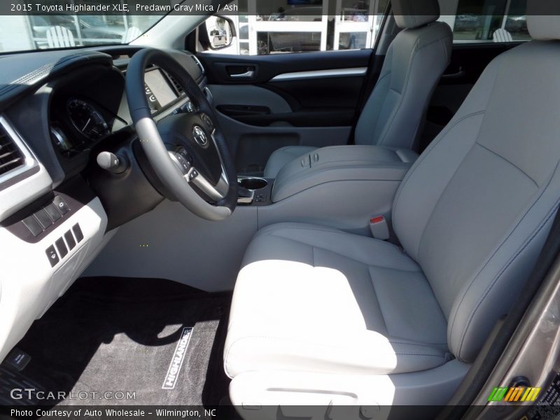 Predawn Gray Mica / Ash 2015 Toyota Highlander XLE